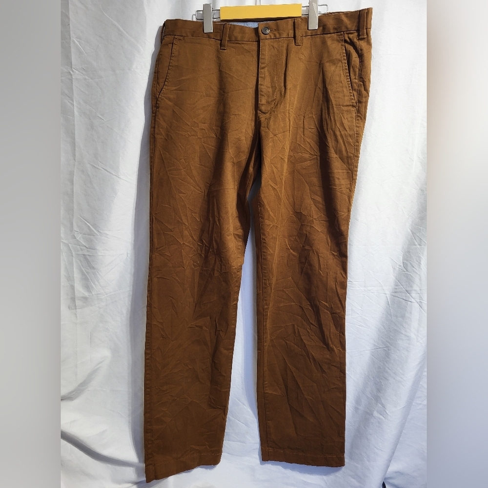 GAP Men's Brown Chinos Straight Strechy, Size 36 X 34